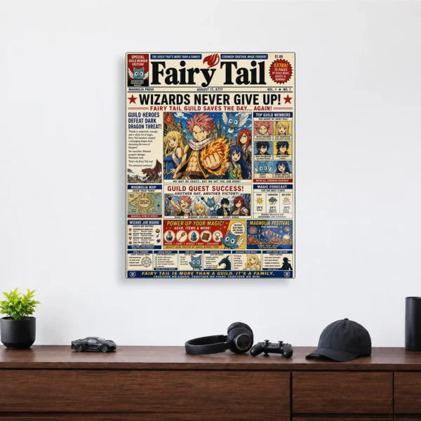 Anime Metal Poster Wall Decor - Fairy - I - Image 4