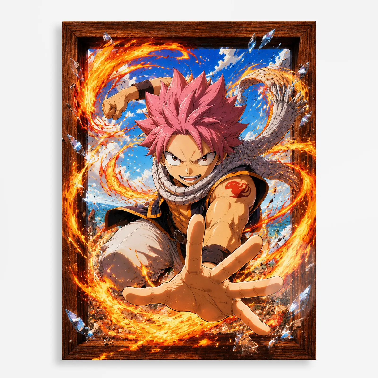 anime metal poster (155) s1 Anime Metal Poster Wall Decor - Fairy - J - Image 1