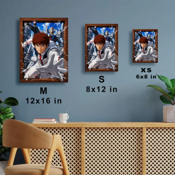 Anime Metal Poster Wall Decor - Mecha War - Image 7