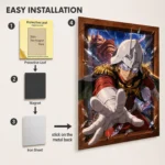 Anime Metal Poster Wall Decor - Mecha War - A - Image 2