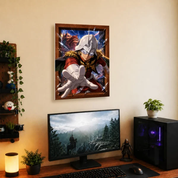 Anime Metal Poster Wall Decor - Mecha War - A - Image 5