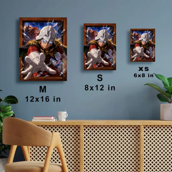 Anime Metal Poster Wall Decor - Mecha War - A - Image 7