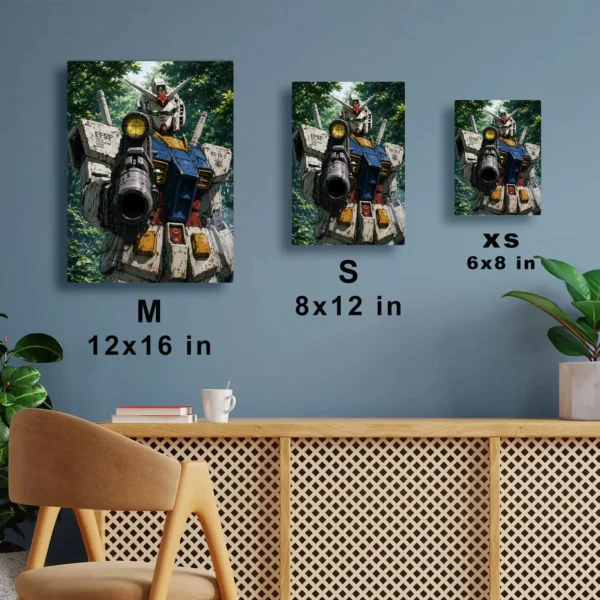 Anime Metal Poster Wall Decor - Mecha War - B - Image 7