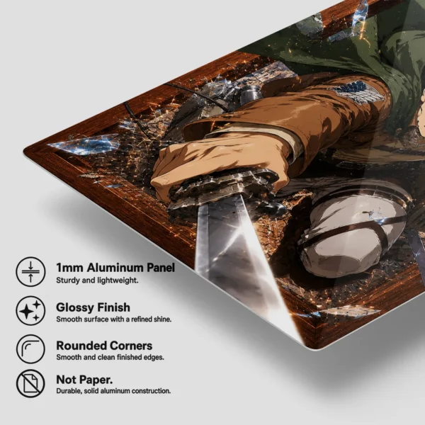 Anime Metal Poster Wall Decor - AOT - D - Image 6