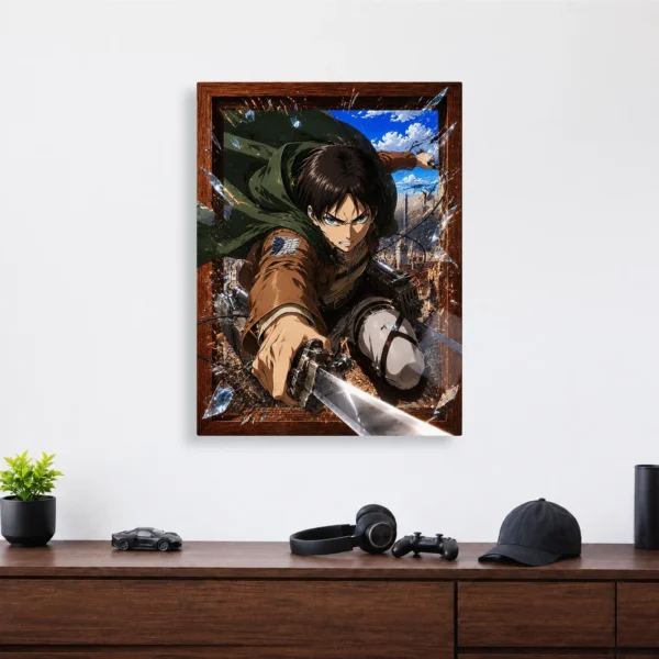 Anime Metal Poster Wall Decor - AOT - D - Image 4