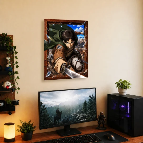 Anime Metal Poster Wall Decor - AOT - D - Image 5