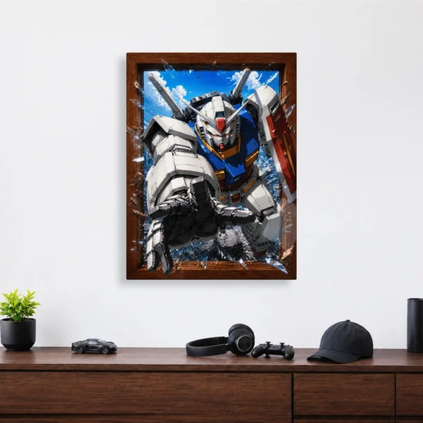Anime Metal Poster Wall Decor - Mecha War - D - Image 4