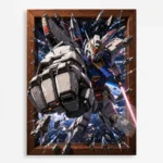 Anime Metal Poster Wall Decor - Mecha War - E