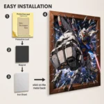 Anime Metal Poster Wall Decor - Mecha War - E - Image 2