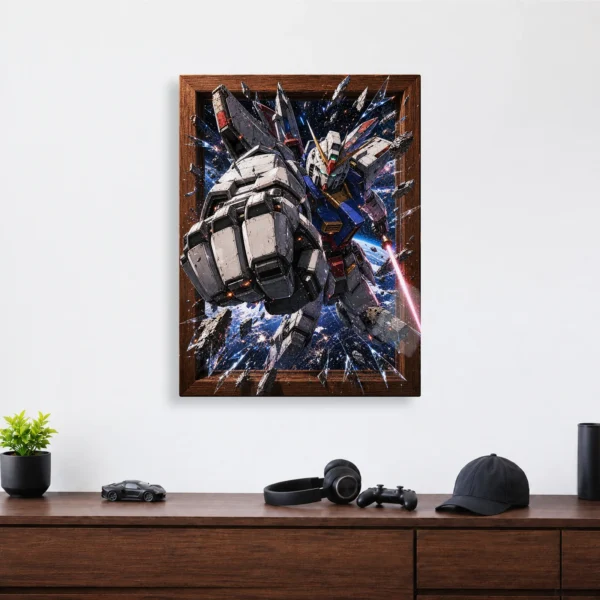 Anime Metal Poster Wall Decor - Mecha War - E - Image 4