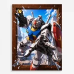 Anime Metal Poster Wall Decor - Mecha War - F