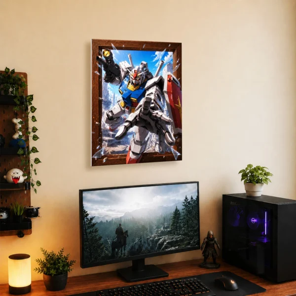 Anime Metal Poster Wall Decor - Mecha War - F - Image 5