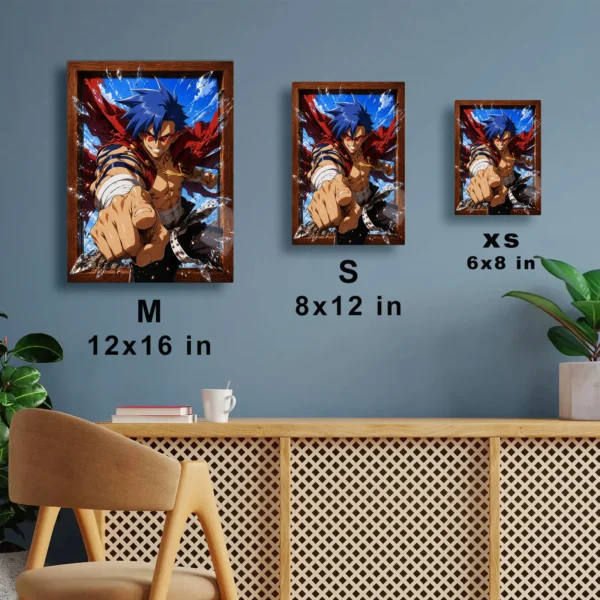 Anime Metal Poster Wall Decor - Gurren - A - Image 7