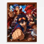 Anime Metal Poster Wall Decor - Gurren - B