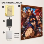 Anime Metal Poster Wall Decor - Gurren - B - Image 2
