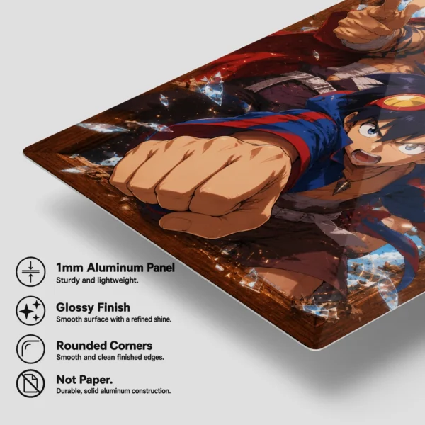 Anime Metal Poster Wall Decor - Gurren - B - Image 6