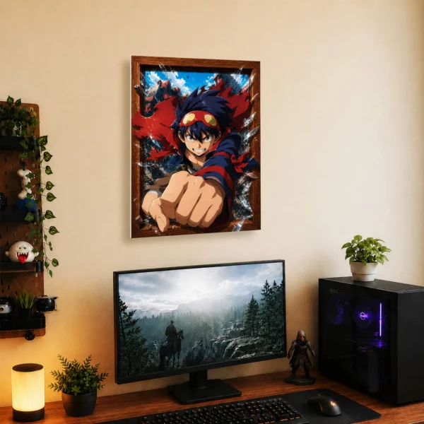 Anime Metal Poster Wall Decor - Gurren - C - Image 5