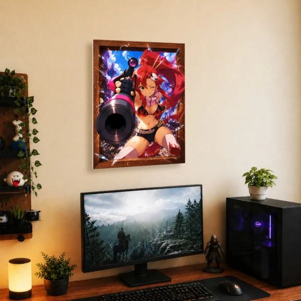 Anime Metal Poster Wall Decor - Gurren - D - Image 5