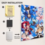 Anime Metal Poster Wall Decor - Gurren - E - Image 2