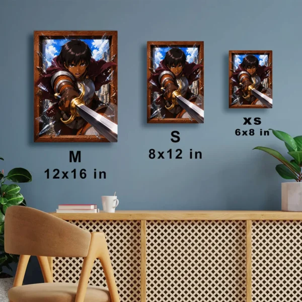 Anime Metal Poster Wall Decor - AOT - E - Image 7