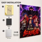 Anime Metal Poster Wall Decor - Gurren - F - Image 2