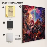 Anime Metal Poster Wall Decor - Gurren - H - Image 2