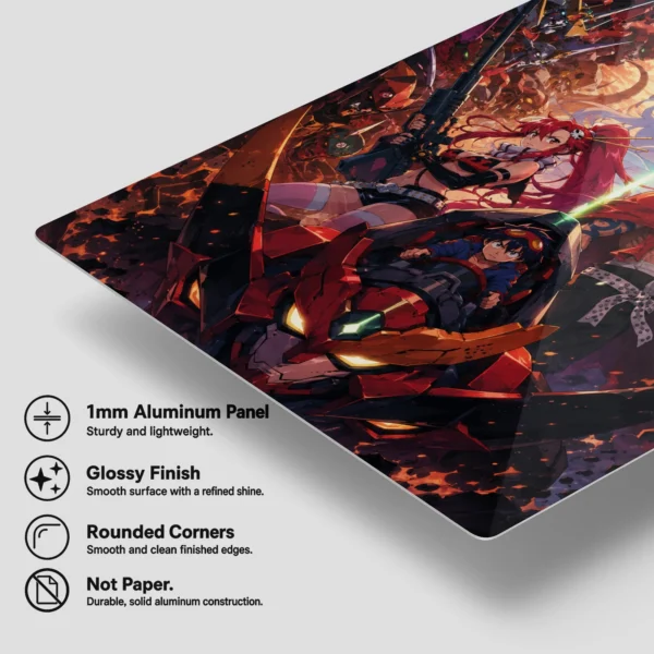Anime Metal Poster Wall Decor - Gurren - H - Image 6