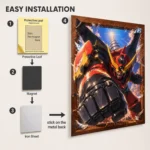 Anime Metal Poster Wall Decor - Gurren - J - Image 2