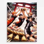 Anime Metal Poster Wall Decor - Volleyball Team