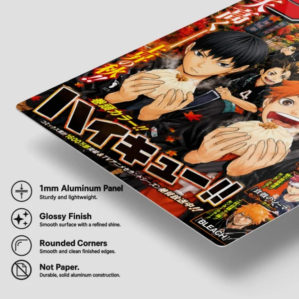 Anime Metal Poster Wall Decor - Volleyball Team - A - Image 6
