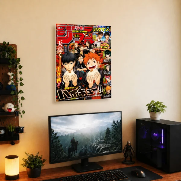 Anime Metal Poster Wall Decor - Volleyball Team - A - Image 5