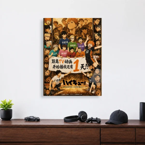 Anime Metal Poster Wall Decor - Volleyball Team - C - Image 4