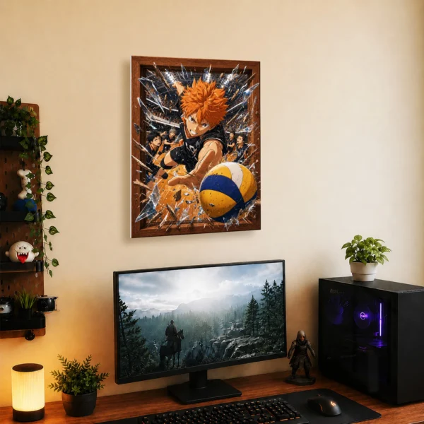 Anime Metal Poster Wall Decor - Volleyball Team - E - Image 5