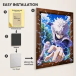 Anime Metal Poster Wall Decor - HXH Killua - Image 2