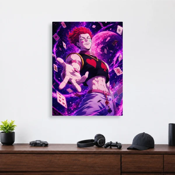Anime Metal Poster Wall Decor - HXH Hisoka - Image 4