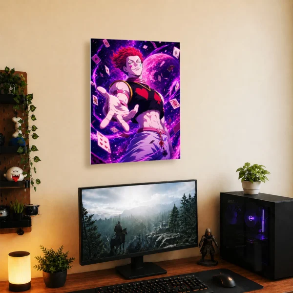Anime Metal Poster Wall Decor - HXH Hisoka - Image 5