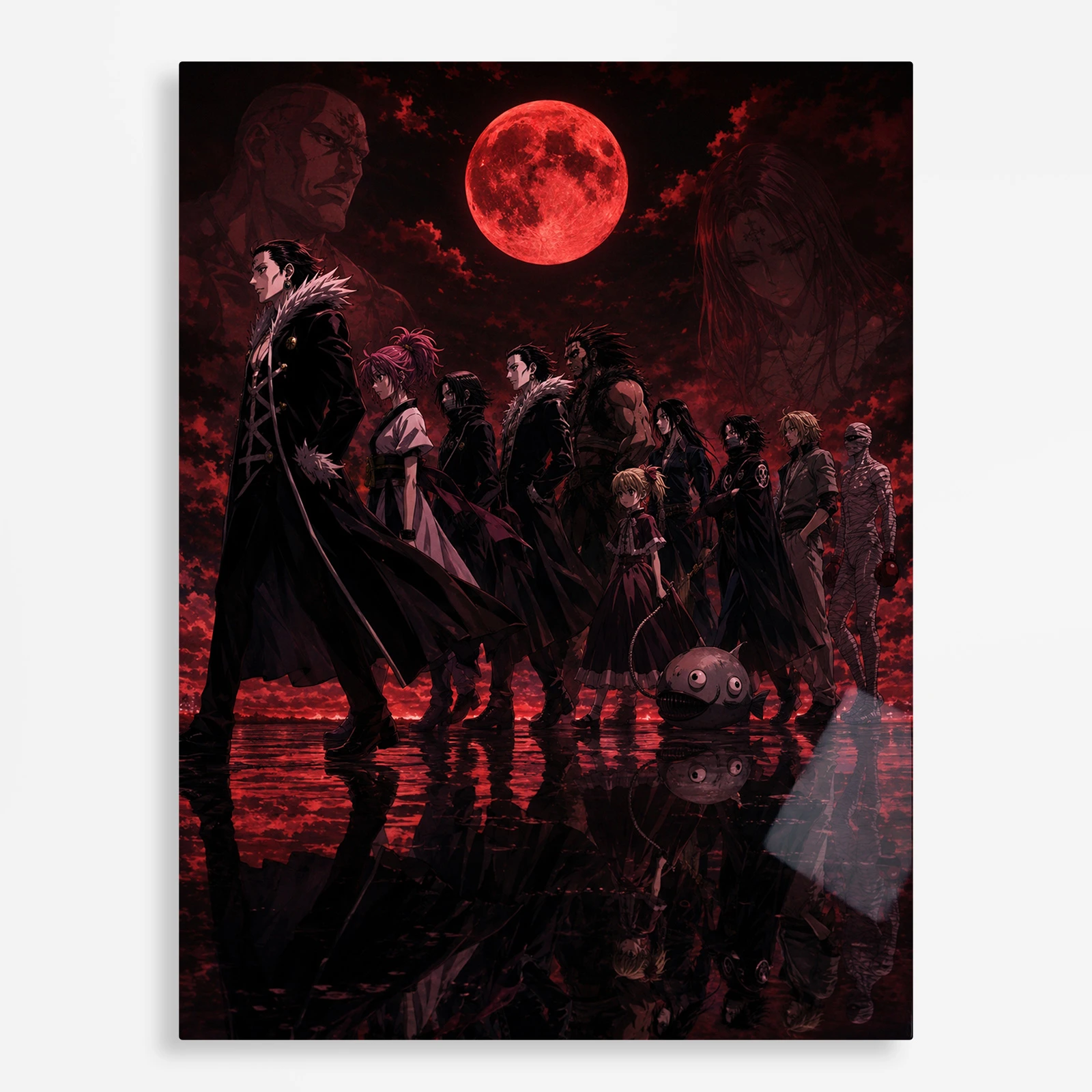anime metal poster (184) s1 Anime Metal Poster Wall Decor - HXH Phantom Troupe - Image 1