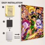 Anime Metal Poster Wall Decor - HXH - A - Image 2