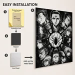 Anime Metal Poster Wall Decor - HXH Phantom Troupe - A - Image 2
