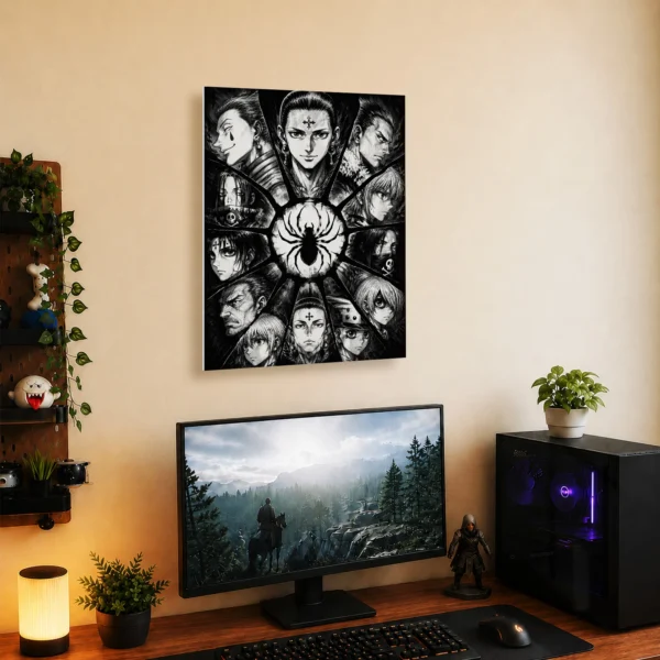 Anime Metal Poster Wall Decor - HXH Phantom Troupe - A - Image 5