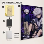 Anime Metal Poster Wall Decor - HXH Killua - A - Image 2
