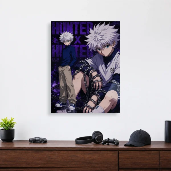 Anime Metal Poster Wall Decor - HXH Killua - A - Image 4