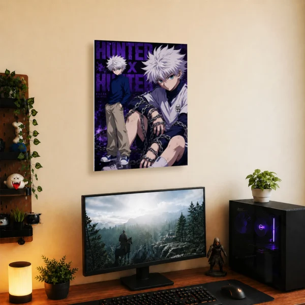 Anime Metal Poster Wall Decor - HXH Killua - A - Image 5