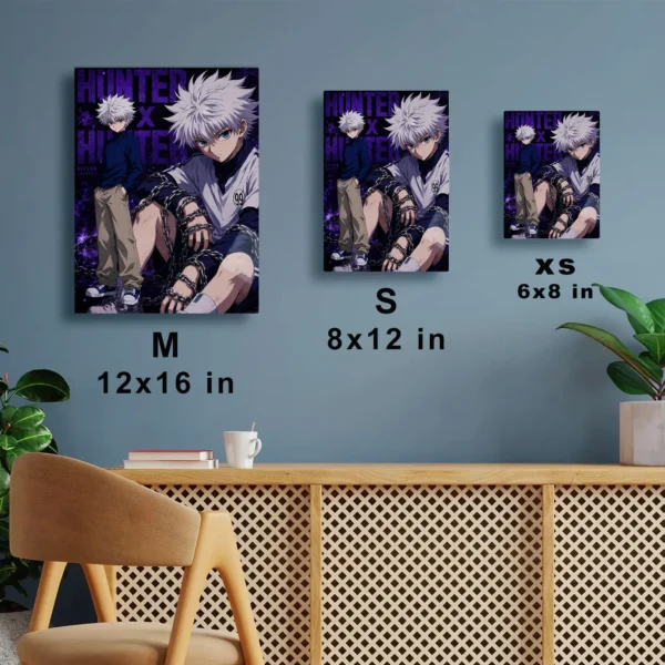 Anime Metal Poster Wall Decor - HXH Killua - A - Image 7