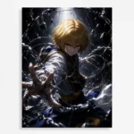Anime Metal Poster Wall Decor - HXH Kurapika - A