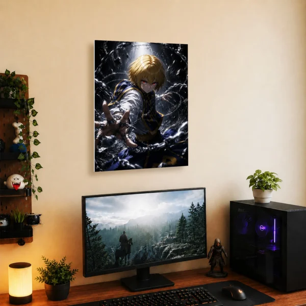 Anime Metal Poster Wall Decor - HXH Kurapika - A - Image 5