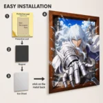 Anime Metal Poster Wall Decor - Dark Fantasy Griffith - Image 2
