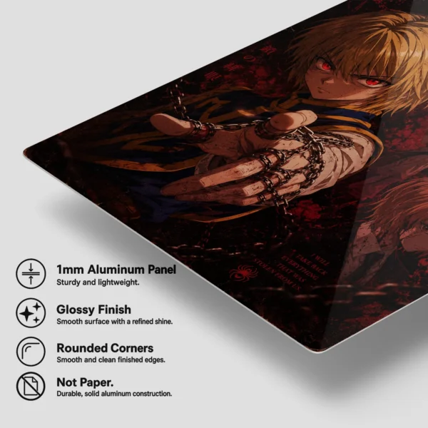 Anime Metal Poster Wall Decor - HXH Kurapika - B - Image 6