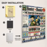 Anime Metal Poster Wall Decor - HXH Newspaper - Image 2