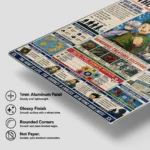 Anime Metal Poster Wall Decor - HXH Newspaper - Image 6